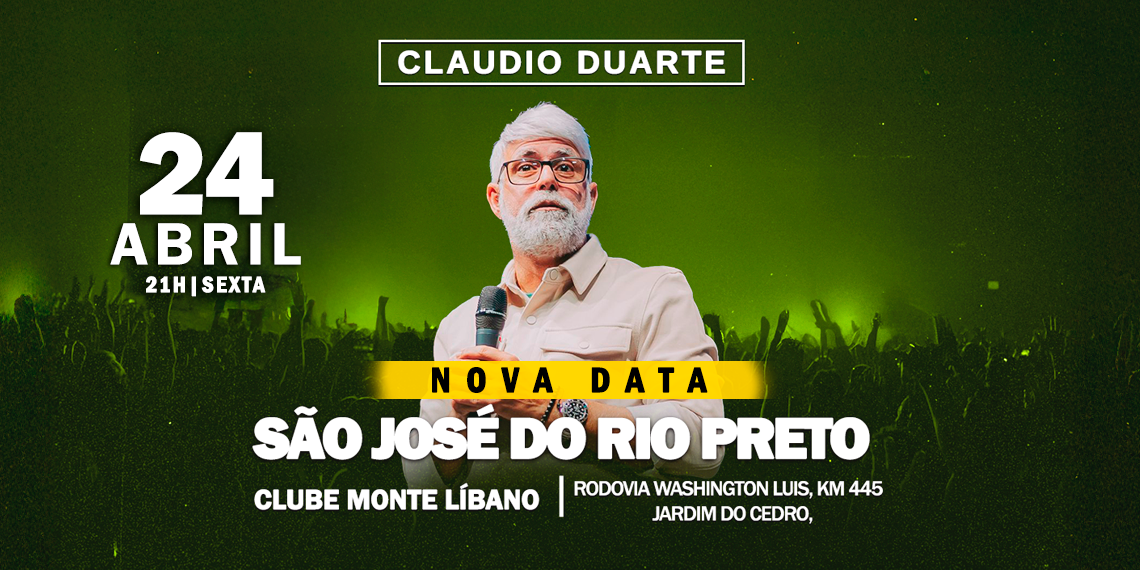 Claudio Duarte em São José do Rio Preto
