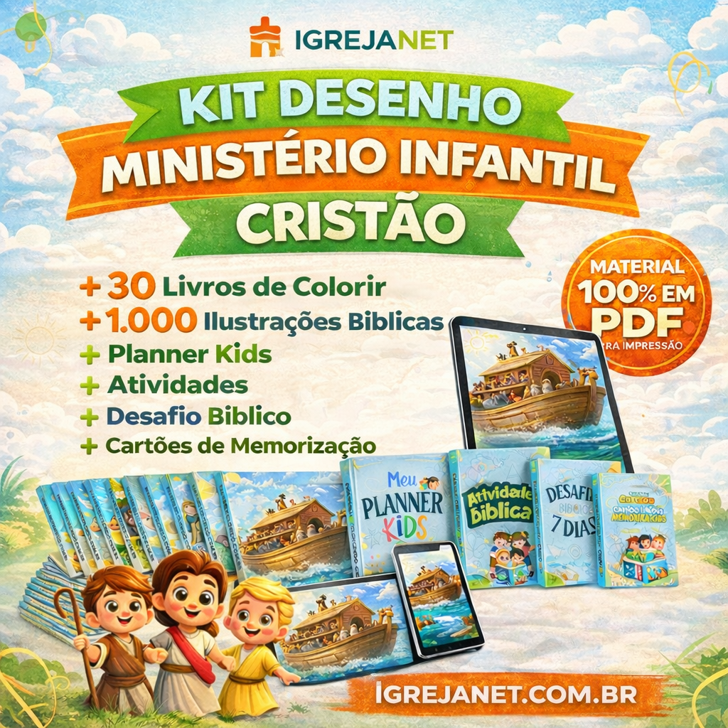 Kit Desenho Ministério Infantil Cristão
