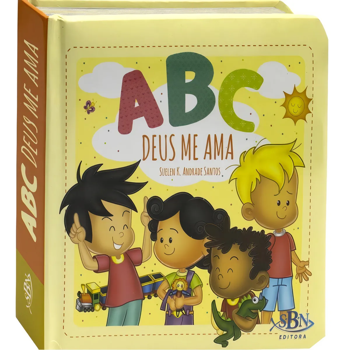 Livro Dia A Dia Com Deus: Abc Deus Me Ama Crianças Infantil