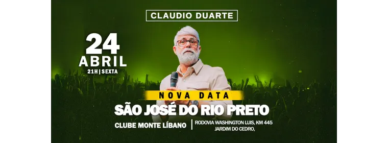Claudio Duarte em São José do Rio Preto