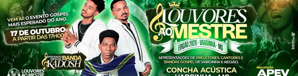 Louvores ao Mestre 2026 – Varginha/MG
